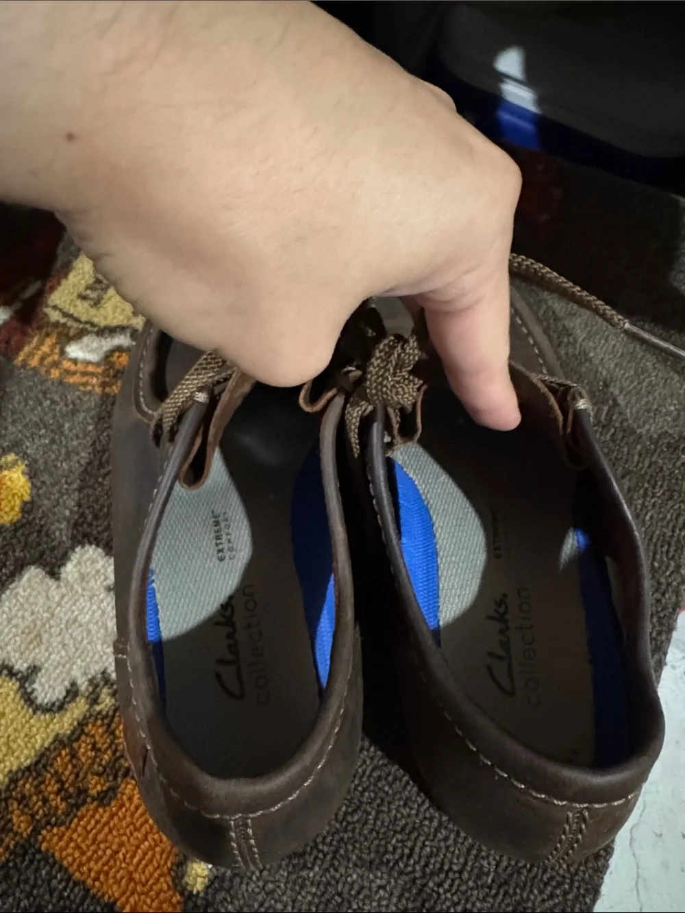Clarks durable brown